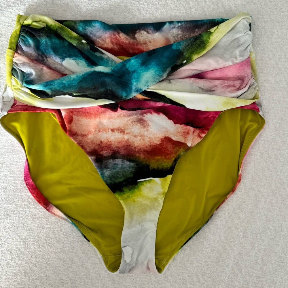 Calia bathing suit bottom size medium multicolor